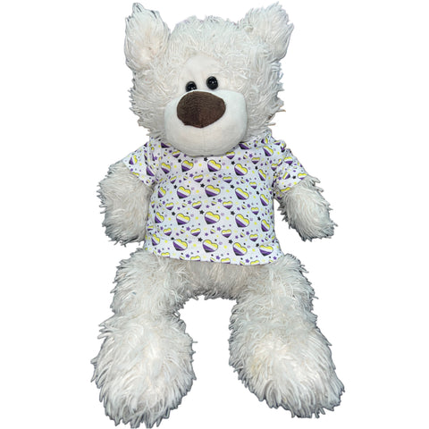Non-Binary Hearts Stuffie Shirt second image