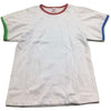 White Colored Trim Handman Shirt