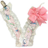 Lil Unicorn Ruffle Deluxe Pacifier Clip