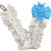 Unicorn Animals Ruffle Deluxe Pacifier Clip