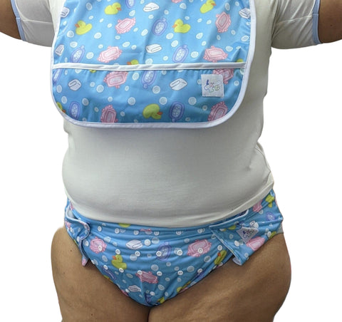 Ducky Bath Time Pocket Diaper second image