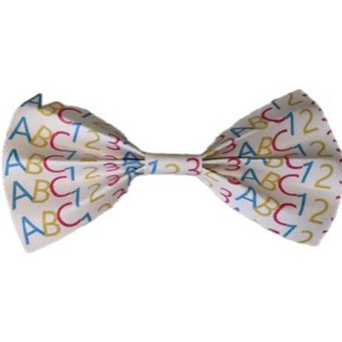 Daddy's Mommy's Girl Princess Synthetic Leather Hair Bow second image