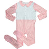1pc Pink Sleep 'N Play Footed Pajamas