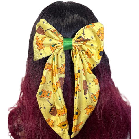 Hunny Bunny Large Handmade Hair Bow second image