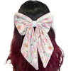Pink Good Night Bear Large Handmade Hair Bow