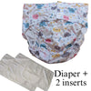  Diaper Cover & 2 Four-Layer Inserts