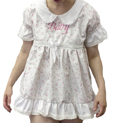 Floral Embroidered Baby Doll Dress second image