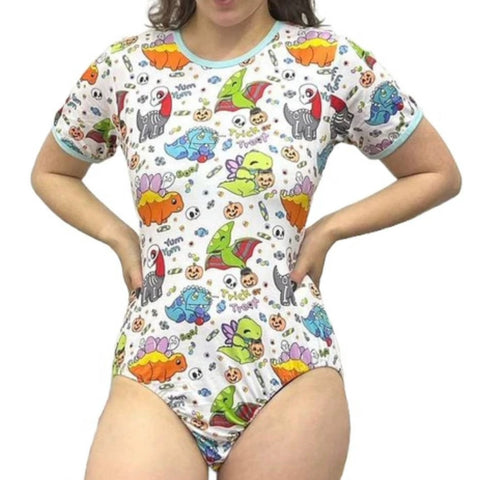 Trick or Treat Dino Bodysuit second image