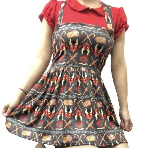 Merry Krampus Suspender Skirt Dress second image