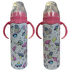 Pastel Mushrooms 8oz Stainless Steel Bottle