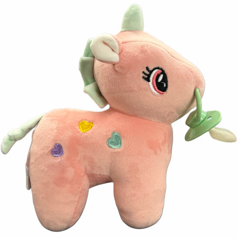Small Unicorn Stuffie Binkie Buddy second image