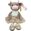 *DEFECT* Large Cow Ballerina Stuffie Binkie Buddie