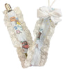 Story Time Ruffle Deluxe Pacifier Clip