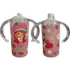 Strawberry Girl 12oz Stainless Steel Sippy Cup