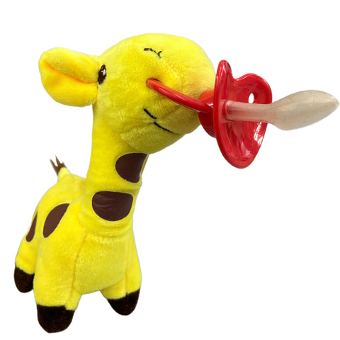 Mini Giraffe Stuffie Binkie Buddie second image
