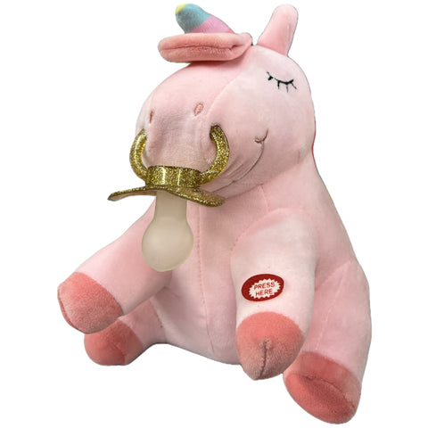 Light Up Unicorn Stuffie Binkie Buddies second image