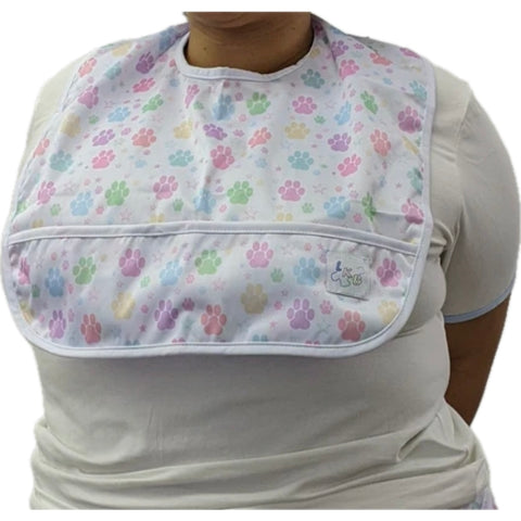 Paw Baby Water Proof Bib with Pocket second image