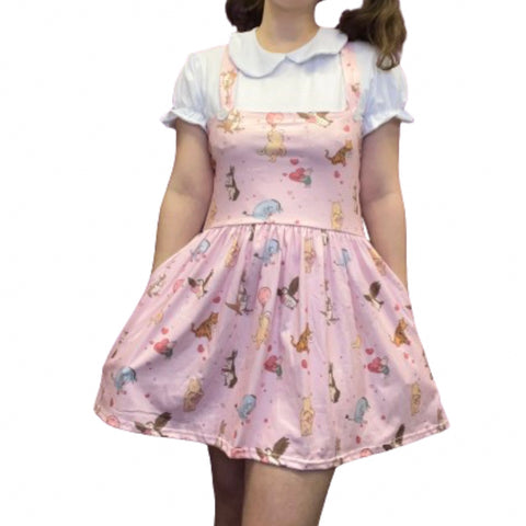Love Little Bear Suspender Skirt Dress second image