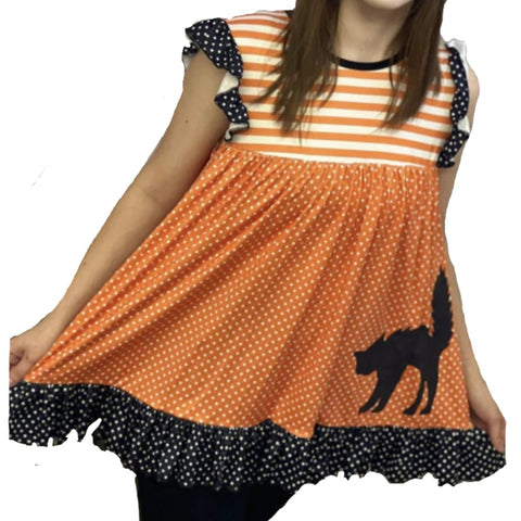 Spooky Kitty Ruffle Dress second image