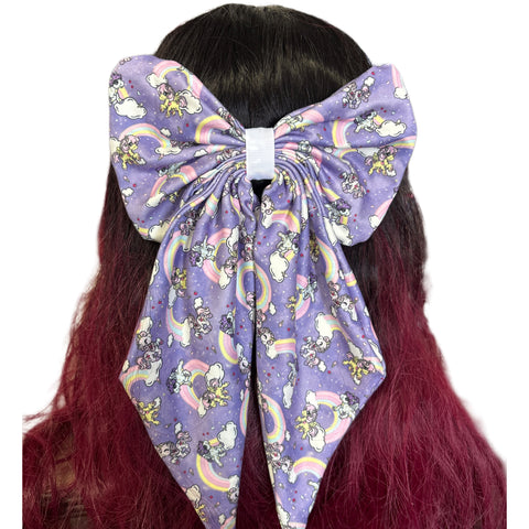 Prancing Ponies Large Handmade Hair Bow second image