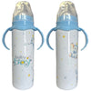 Baby Boy Royal Elephant 8oz Stainless Steel Bottle