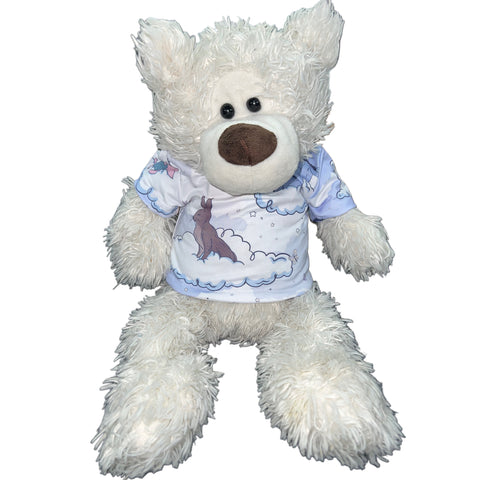 Blue Good Night Bear Stuffie Shirt second image