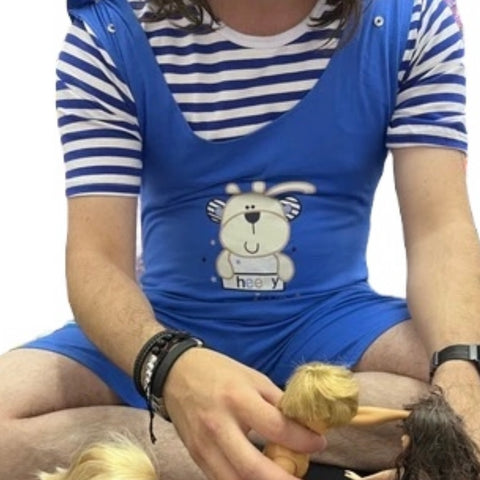 Cheeky Little Monkey 2pc Shirt & Romper Set second image
