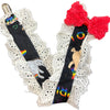 Pride Little Bear Ruffle Deluxe Pacifier Clip