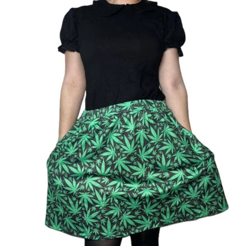 Cannabis Leaves Skirt Skort second image