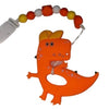  Orange/Yellow Dinosaur