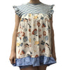 Vintage Toys Ruffle Sleeve Dress