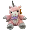 Medium Fluffy Unicorn Sitting Stuffie Binkie Buddie