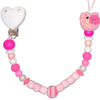 Lil Oink Silicone Teether Pacifier Clip