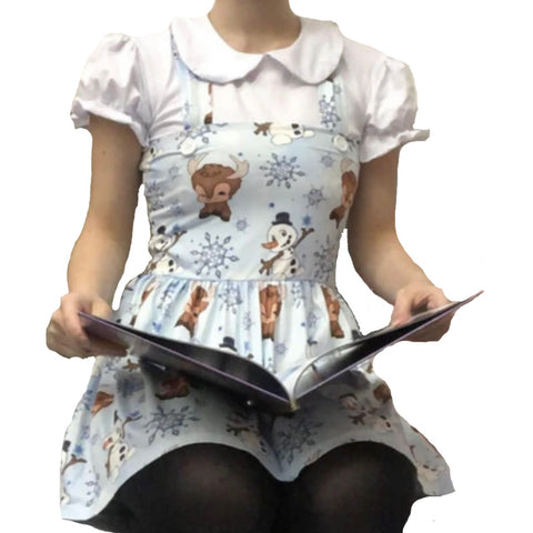 Winter Wonderland Suspender Skirt Dress second image