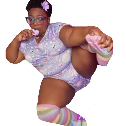 Pastel Aliens Bodysuit second image