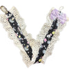 Pastel Mushrooms Ruffle Deluxe Pacifier Clip