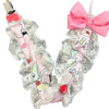Love Dino Ruffle Deluxe Pacifier Clip