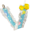 Ducky Bath Time Ruffle Deluxe Pacifier Clip