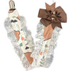 Fall Bear Ruffle Deluxe Pacifier Clip