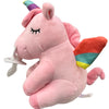 Small Sitting Unicorn Stuffie Binkie Buddies