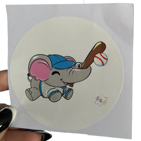 Play Ball Vinyl Sticker Variety second image