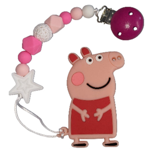 Pig Variety Silicone Chewing Teether second image