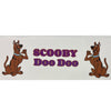 Brown Dog Landing Strip Diaper Sticker