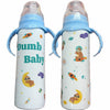 Dumb Baby Sloths in Space 8oz Stainless Steel Bottle