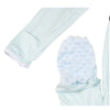 1pc Blue Sleep 'N Play Footed Pajamas