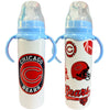 Football 8oz Stainless Steel Bottle