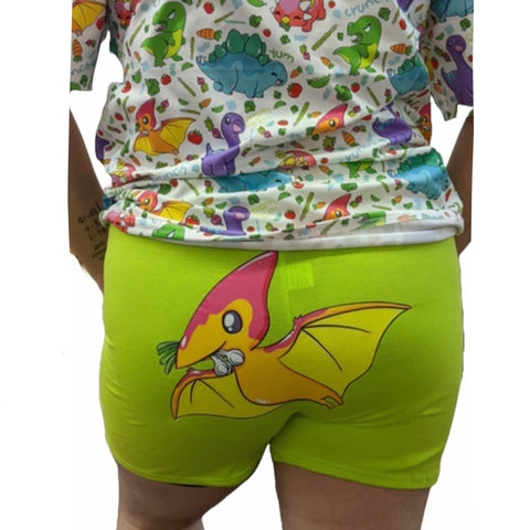 Veggisaurus Dinosaur Shorts second image
