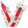 Nightmare Nurse Ruffle Deluxe Pacifier Clip