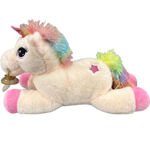Large Unicorn Stuffie Binkie Buddies second image