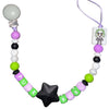 Punk Baby Silicone Teether Pacifier Clip